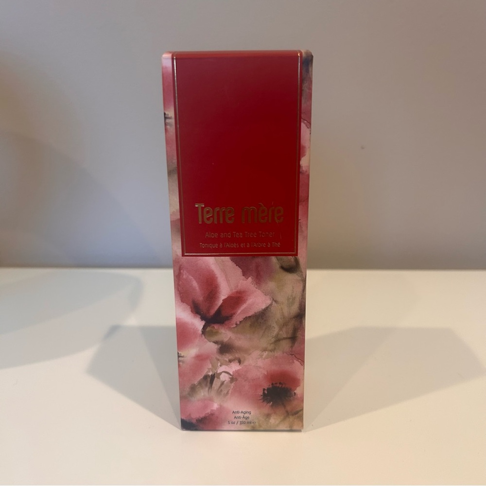 Terre Mère Aloe and Tea Tree Toner - Red Floral Design